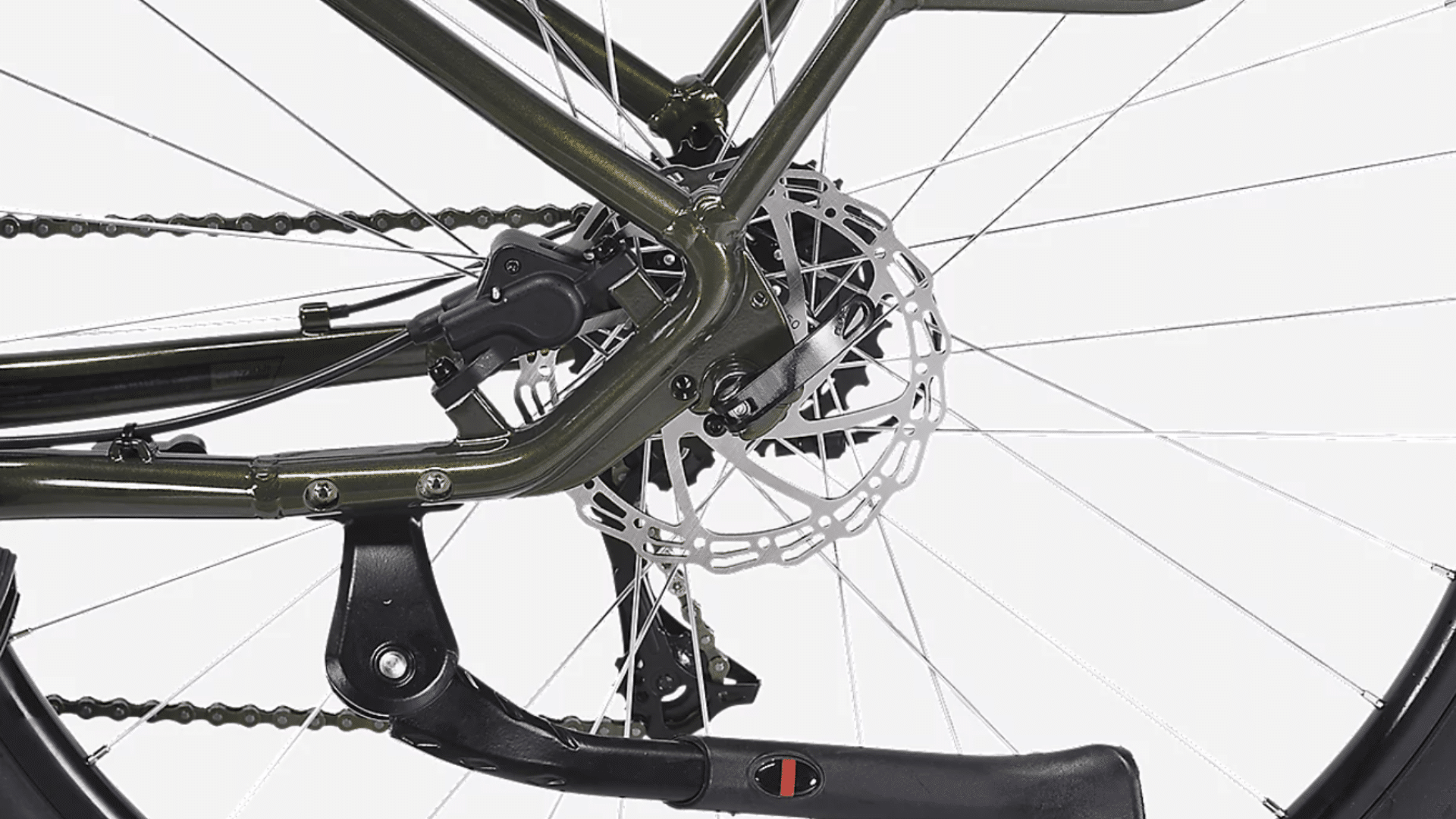 Freins à disques hydrauliques 160 mm du Nakamura Crossover A pour un contrôle précis et sûr