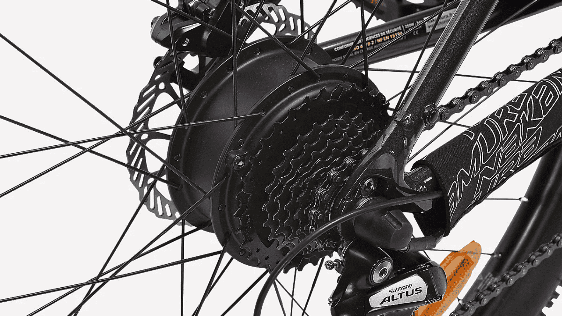 Le moteur moyeu arrière du Nakamura E Summit EVO