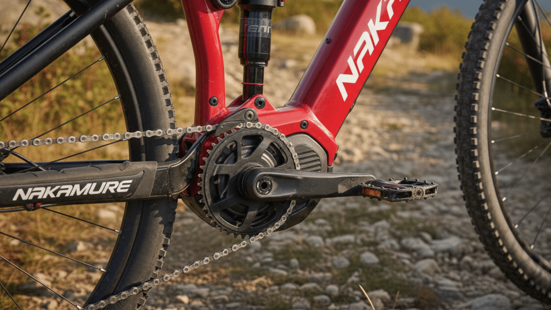 Moteur central Naka E-Power Max de 100 Nm sur le Nakamura E-Summit 950S