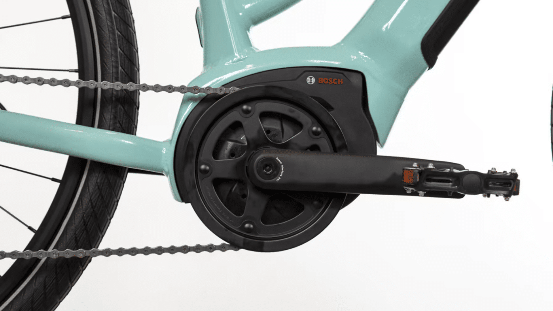 Motorisation Bosch Performance Line du Bicyklet Béatrice, moteur 250 W 63 Nm offrant une assistance fluide et naturelle