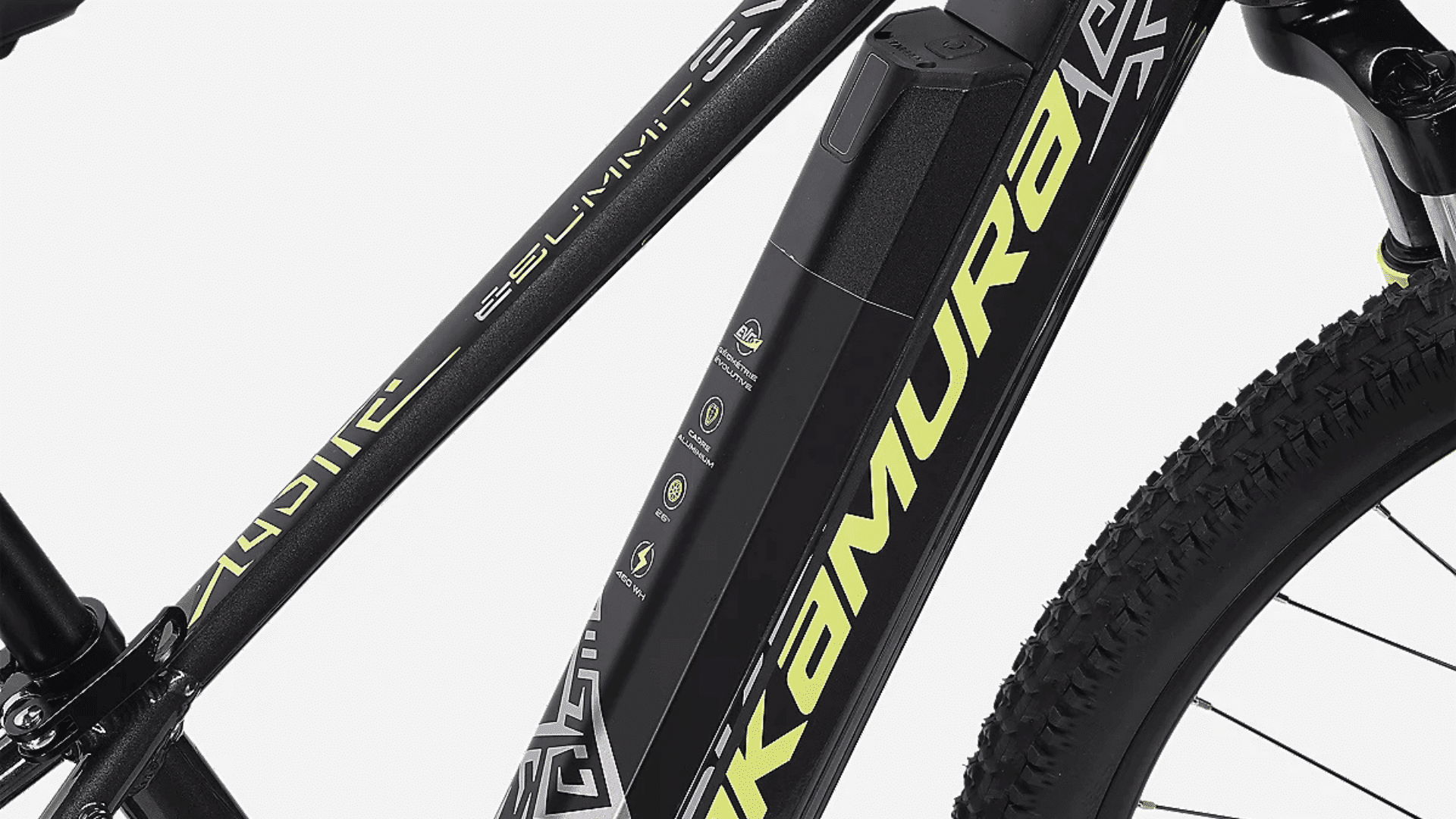 la batterie intégrée au cadrde su Nakamura E Summit EVO