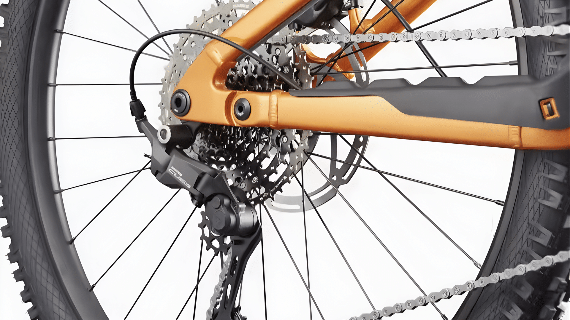 Transmission Shimano Cues 1x11 et freins Tektro Gemini SL 4 pistons du Cannondale Moterra 4