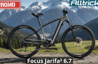 VTT électrique Focus Jarifa² 6.7 en promotion 2025, passant de 3 799 € à 1 999,99 €, avec moteur Bosch et batterie 625 Wh.