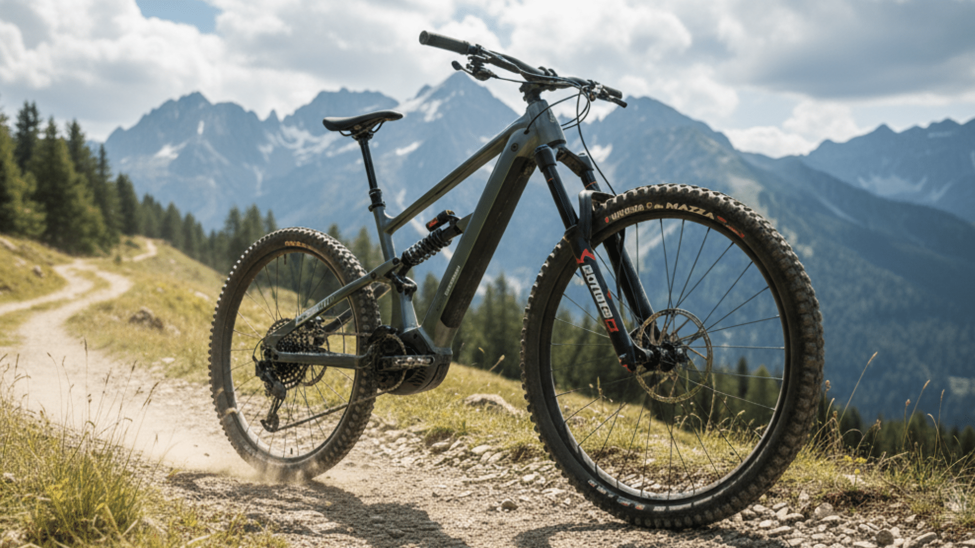 Suspension Marzocchi Bomber Z1 Coil et amortisseur Bomber CR du Lombardo Stilus E-Big Mountain tout suspendu, 170 mm de débattement