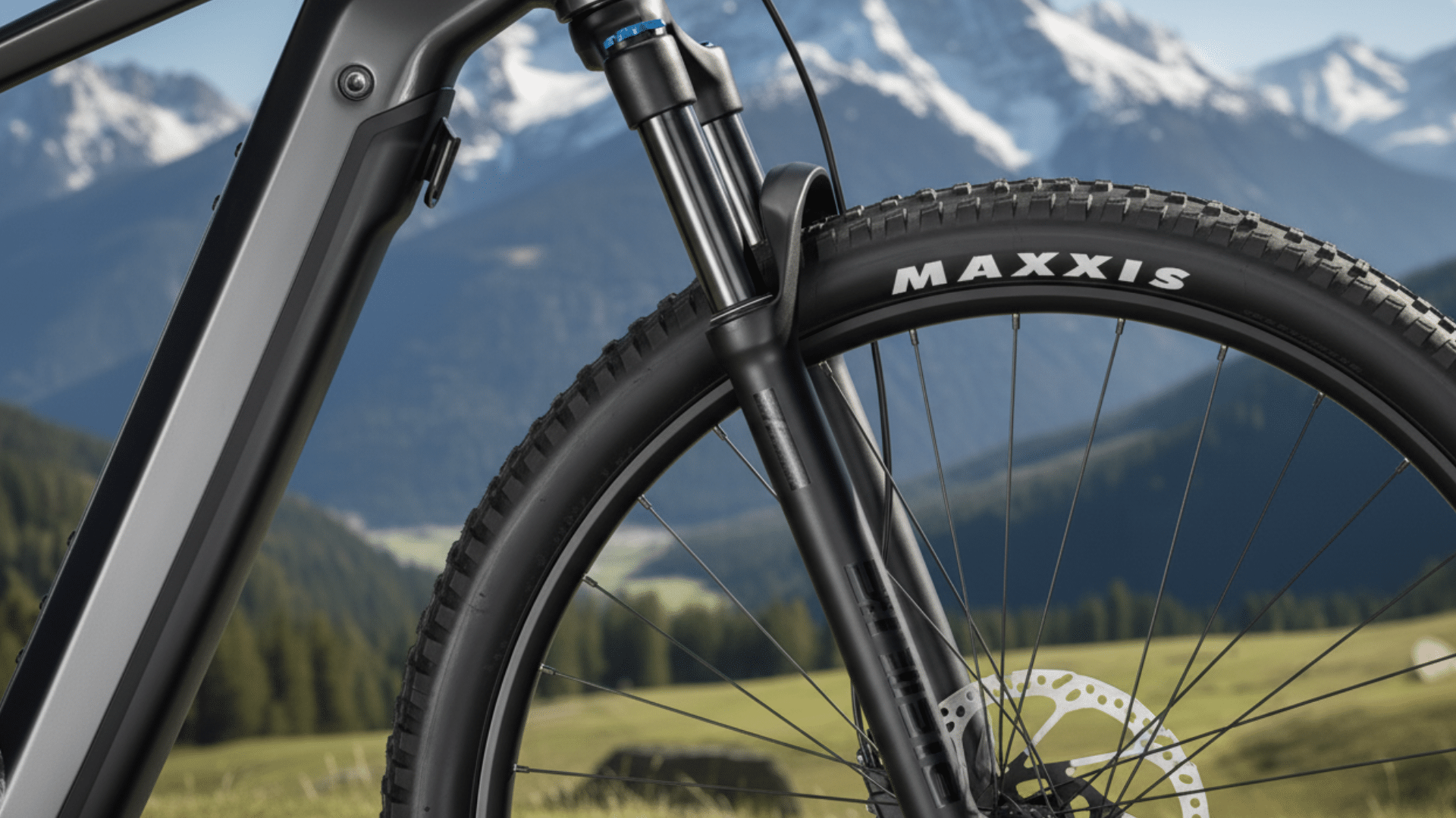 Fourche SR Suntour XCR 34 du Focus Jarifa² 6.7 avec 100 mm de débattement et roues 27,5 ou 29 pouces selon la taille.