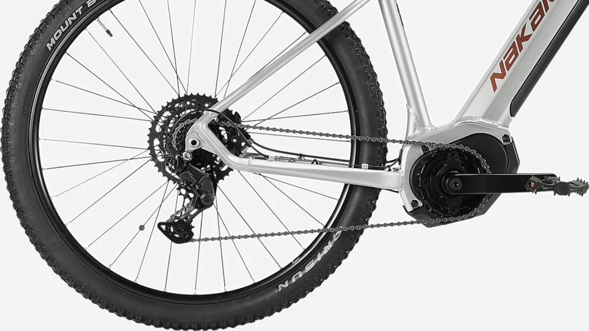 Transmission 9 vitesses et cassette 11-46 du Nakamura E-Summit 940 LTD