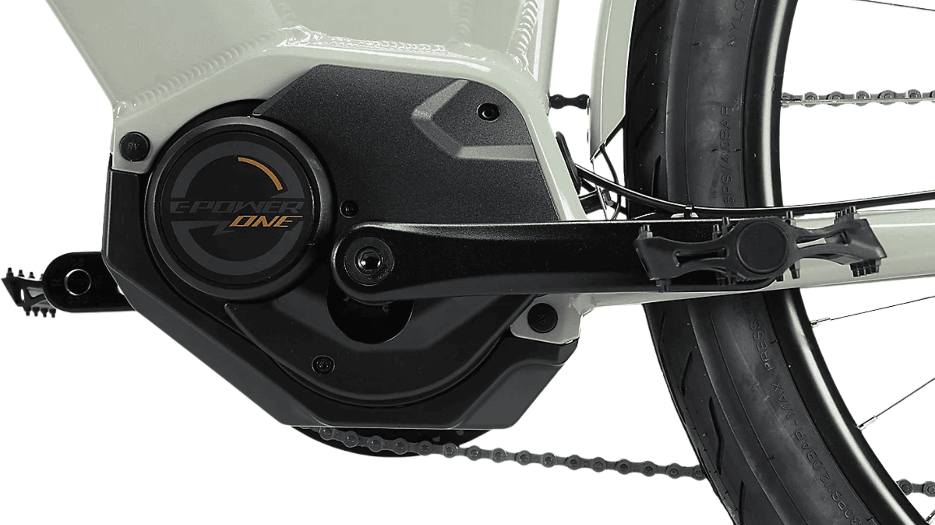 Moteur central NAKA E-POWER ONE de 70 Nm monté sur le VTC électrique Nakamura CROSSOVER V LTD