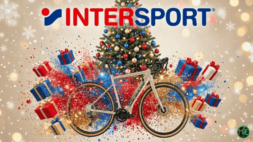 Vélo gravel adulte E-ALLROAD Nakamura en promotion chez Intersport avant Noël