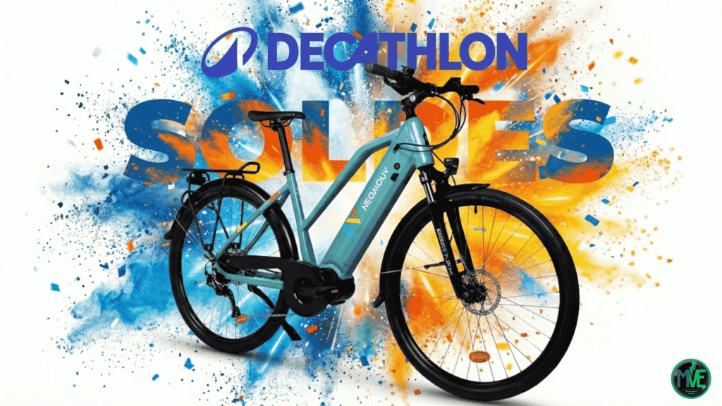 VTC électrique NEOMOUV RAIPON 2 en promotion pendant les soldes d’hiver 2026 chez Decathlon