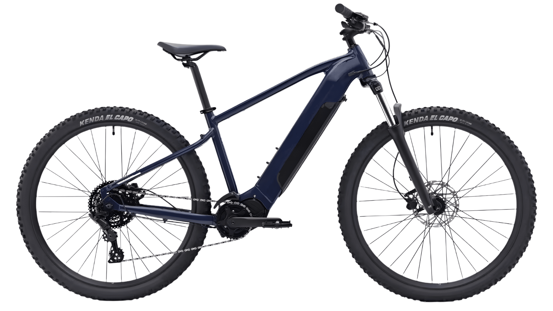 VTT électrique Rockrider E-EXPL 140, prix abordable et bon équipement pour un VTTAE d'entrée de gamme.