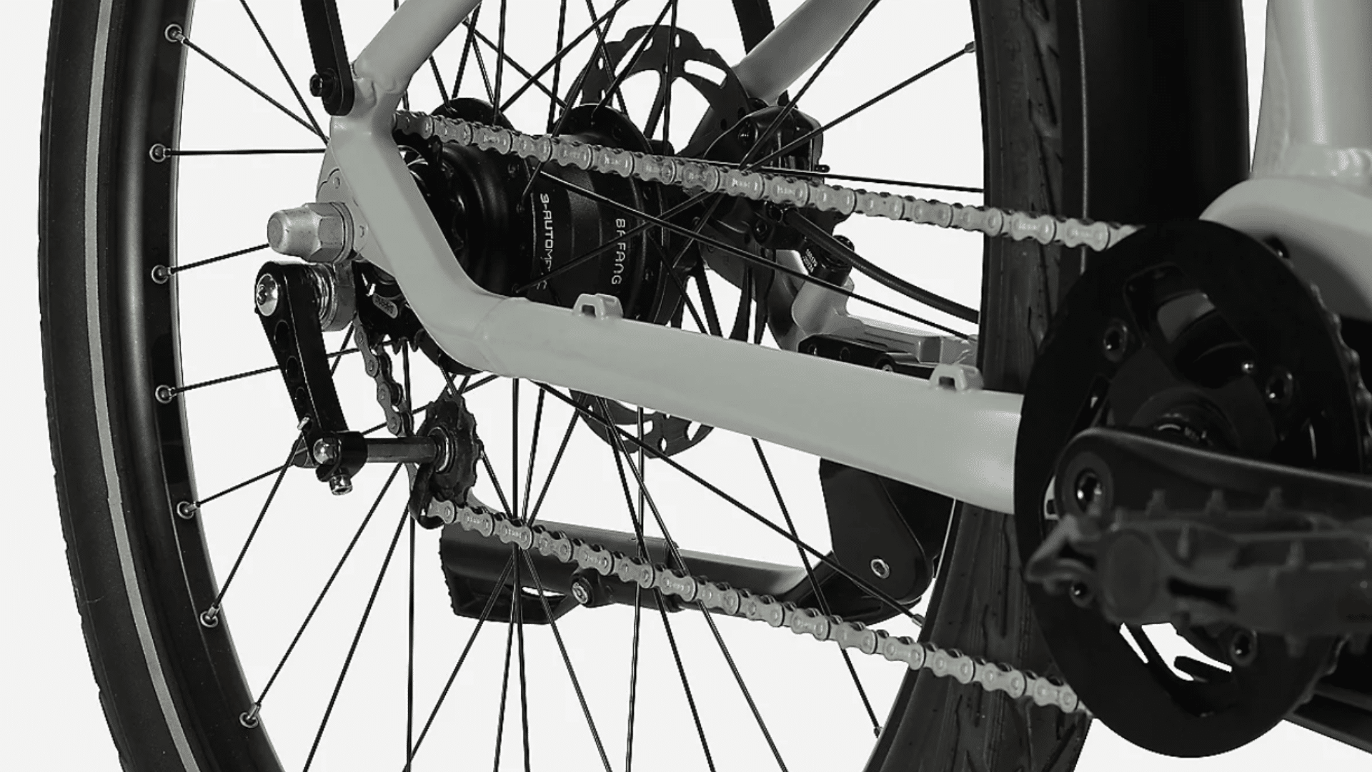 Chaîne transmission Nakamura Crossover GT sans dérailleur sans torsion