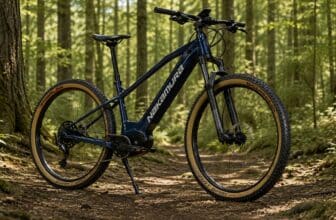 VTT électrique Nakamura E-Summit 960 d'Intersport en test sur sentier