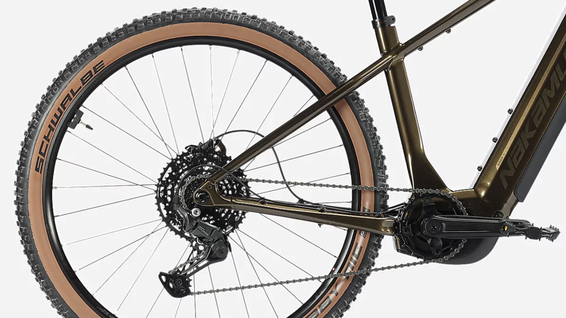 Cassette 11-48 et dérailleur Shimano Cues du VTT Nakamura E-Summit 990