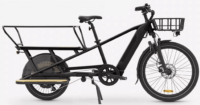 Btwin R500E Noir Vélo Cargo Électrique Decathlon Microschift 8V 672 Wh